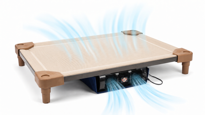 AirCot Cooling Dog Bed | Elevated Breathable Pet Cot with Airflow Cooling System